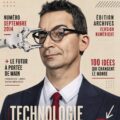 Couverture de l'édition numérique de septembre 2014 de WIRED, illustrant des thèmes de technologie et de culture moderne.