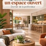 Un intérieur lumineux avec un aménagement ouvert favorisant l'espace et la convivialité.