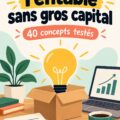 Femme entrepreneur réfléchissant à des idées de business rentables.
