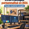 Espace de travail organisé pour un lab à domicile moderne et fonctionnel.