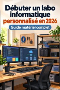 Espace de travail organisé pour un lab à domicile moderne et fonctionnel.