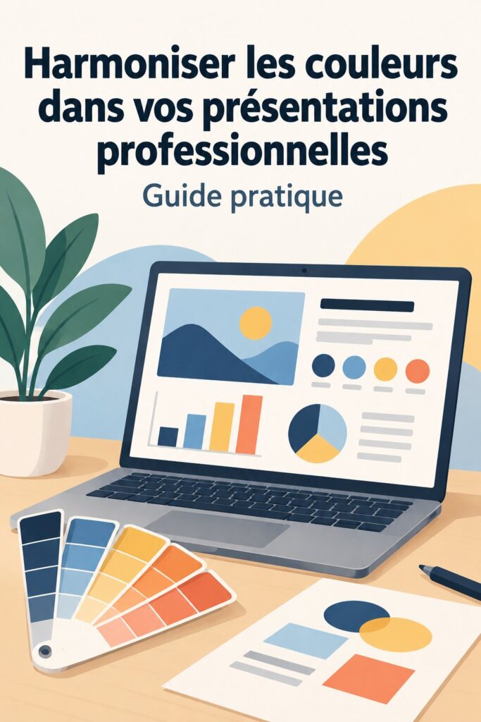 Une présentation professionnelle avec une palette de couleurs harmonieuses, attirant l'attention.