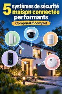 Système de sécurité intelligent installé dans une maison moderne