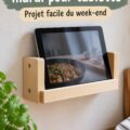 Montage mural d'un iPad Mini, élégant et pratique, dans un intérieur moderne.