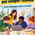 Un groupe d'élèves en train de travailler sur un projet entrepreneurial en classe.