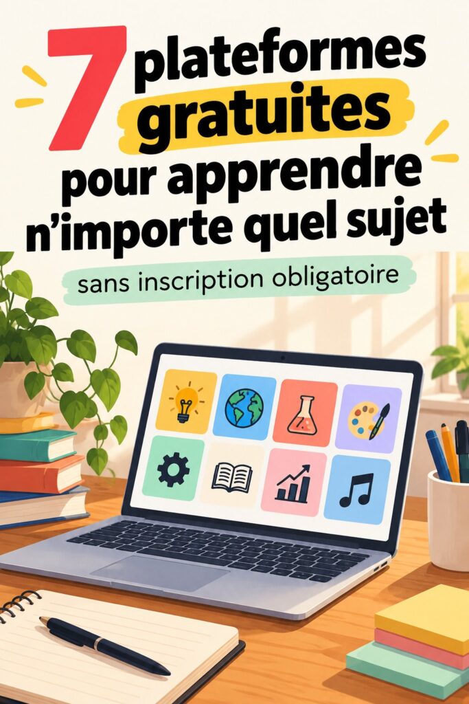 Femme apprenant en ligne sur un ordinateur portable