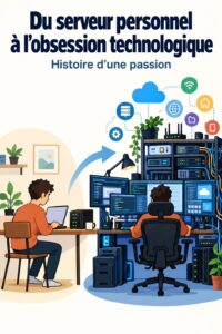 Illustration d'un serveur PLEX avec une interface conviviale pour gérer les films et séries.
