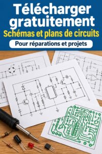 Téléchargez des schématiques électronqiues modernes en PDF.