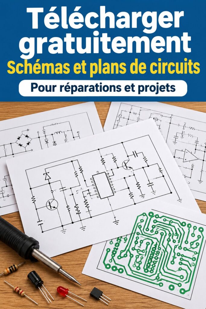 Téléchargez des schématiques électronqiues modernes en PDF.